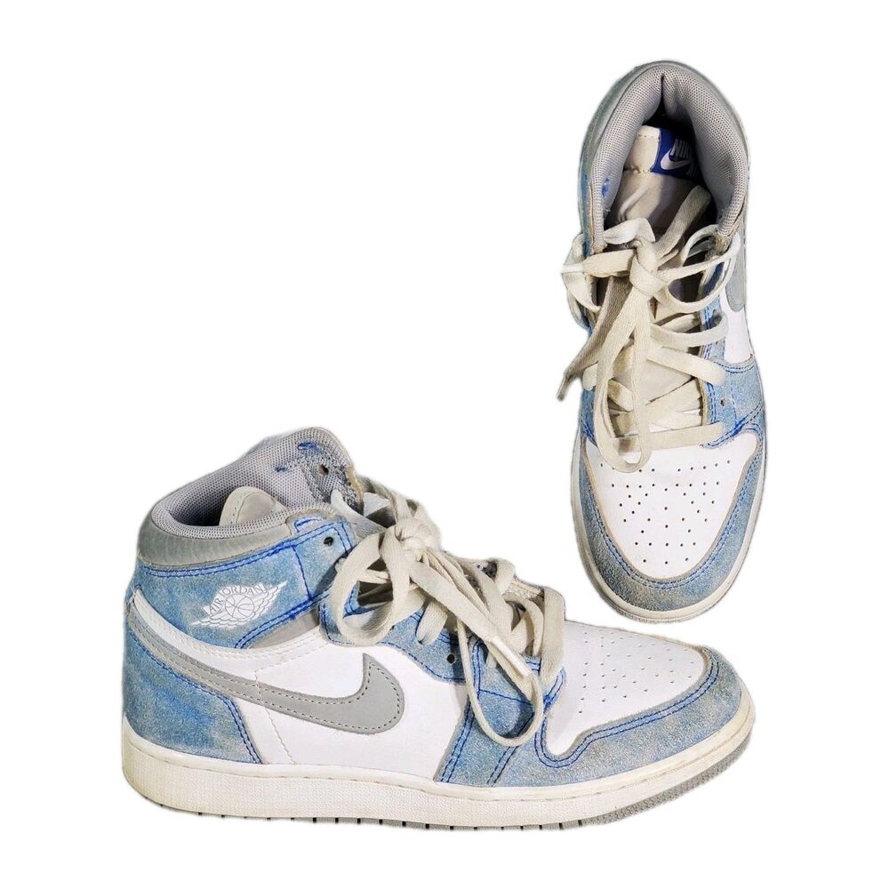Nike Jordan Shoes 1 Retro High Hyper Royal GS 575441-402 Sz 4.5Y Blue